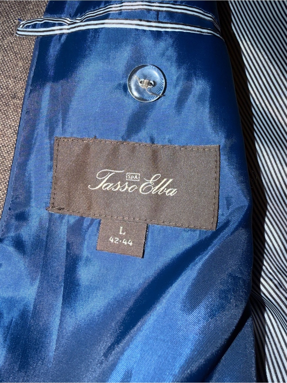 Tasso Elba - Elegant Brown Sport Coat Blazer L 42-44R